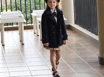 高端貴族學校校服大衣羊毛昵風衣班服定制套裝