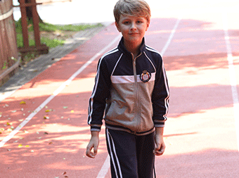 秋冬季長袖小學(xué)校服定制運動服套裝