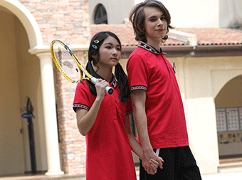 夏季POLO衫運(yùn)動中學(xué)校服廠家套裝