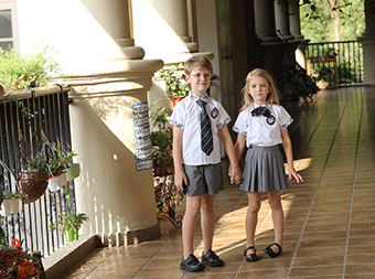 幼兒園園服定做夏季英倫風校服套裝