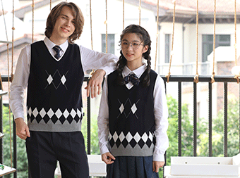 中學校服毛衣背心套裝