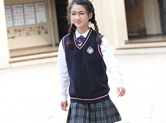 中小學生校服定制秋季毛衣禮服套裝