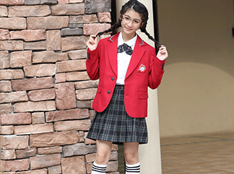 中小學(xué)生西裝禮服校服定做五件套
