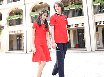 中學(xué)校服夏裝短袖衫