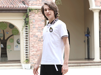 中學(xué)校服夏裝短袖休閑運(yùn)動(dòng)風(fēng)