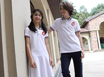 中學(xué)運(yùn)動(dòng)服校服定制夏季短袖